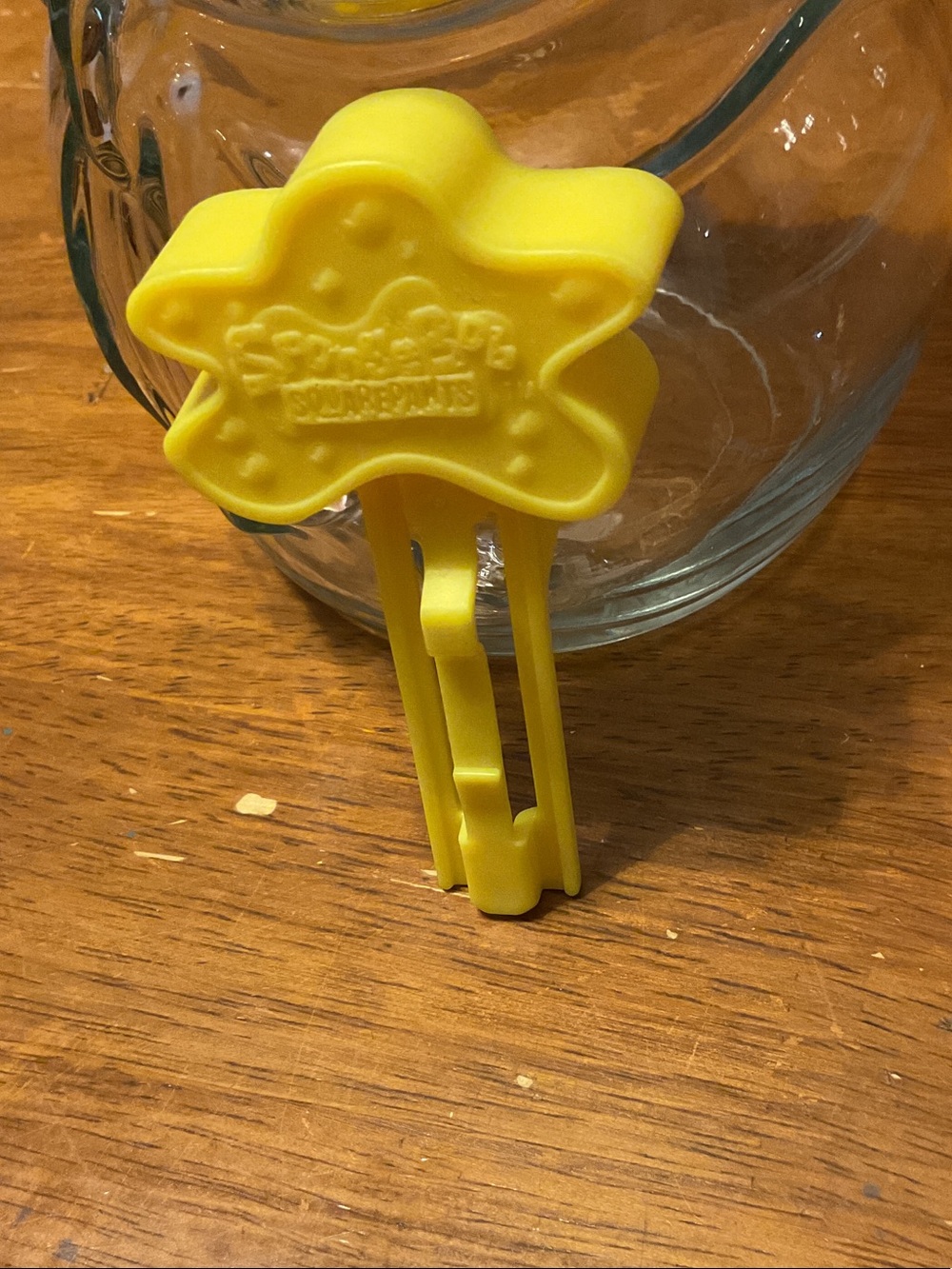 SpongeBob Squarepants Yellow Star Clip Toy